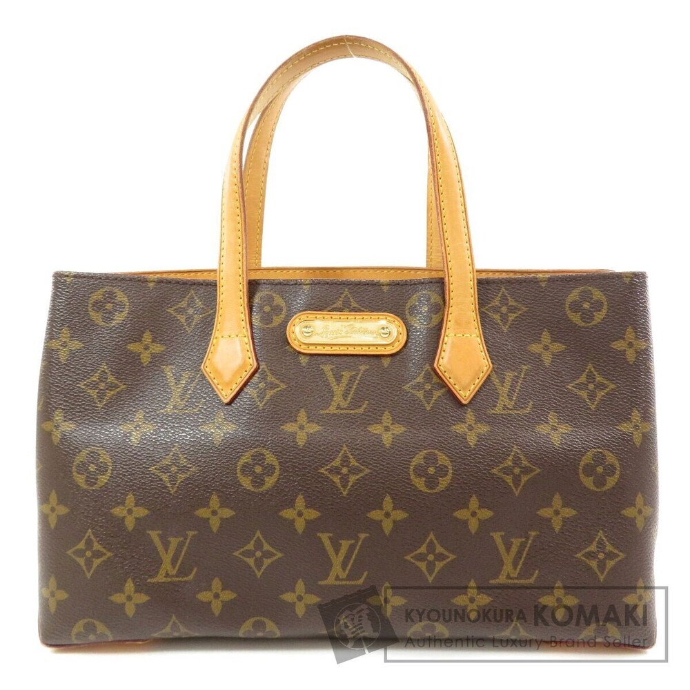 Louis Vuitton Wilshire Top Handle Bag Monogram Canvas Brown